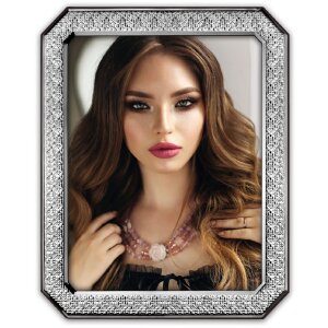 Cornice per foto ZEP Lucca 10x15 cm argento lucido B42446
