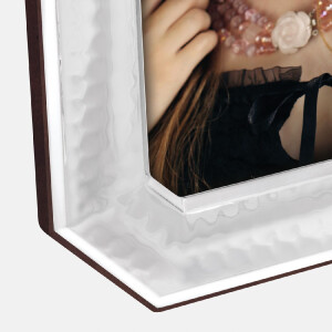 Cornice per foto in metallo ZEP Acerra 15x20 cm argento lucido B42368