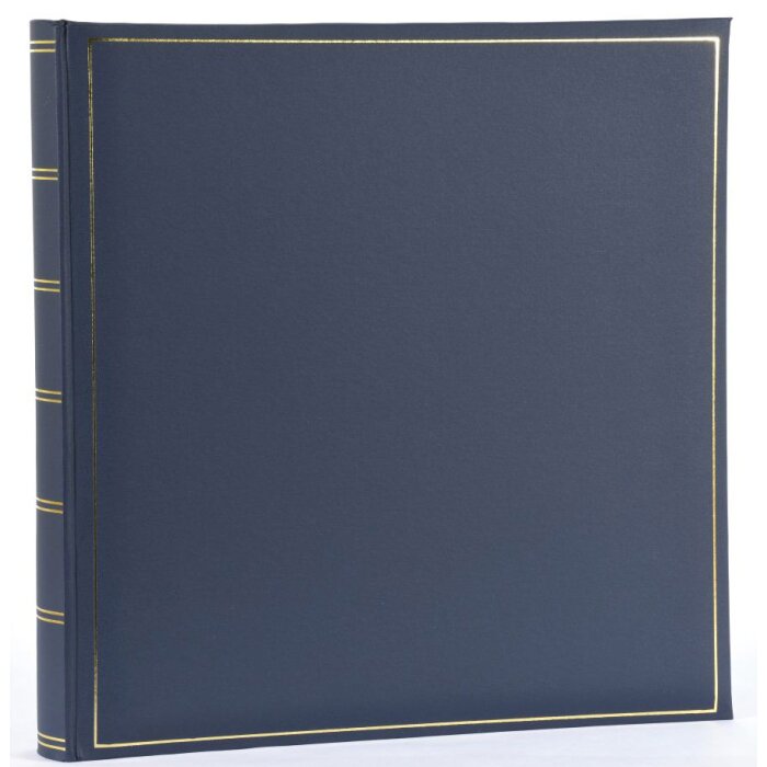 Henzo Album fotografico CHAMPAGNE blu 35x35 cm 70 pagine bianche