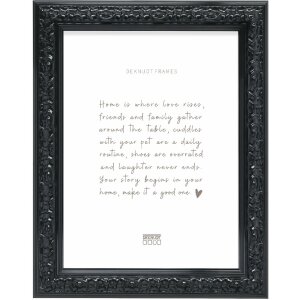 Cornice per foto in legno Deknudt S996K2 40x50 cm Nero