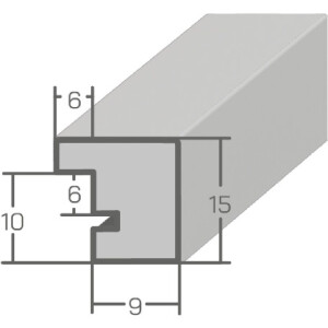 MendeFrames Cornice in Legno H14B Decorazione a Radice chiara 9x13 cm H14B-097-009-013A-00