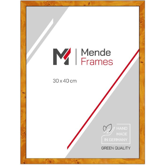 MendeFrames Cornice in legno H14B Decorazione Radice chiara 15x21 cm con Vetro Museo