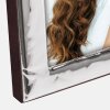 Cornice per foto ZEP Crotone Argentata Lucida Metallo 10x15 13x18 cm Cavalletto