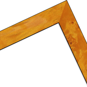 MendeFrames Cornice in Legno H14D Decorazione a Radice Chiaro 29,7x42 cm con Antiriflesso