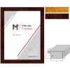 MendeFrames Cornice in Legno H14D Decorazione a Radice Chiaro o Scuro 3cm 13x18 fino a 70x100 cm