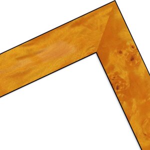 Cornice per foto in legno MendeFrames H14E decoro radice chiaro 29,7x42 cm vetro museale