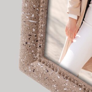 Cornice per foto ZEP Pollock Terrazzo Bianco Grigio Marrone 10x15 13x18 15x20 cm