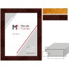 Cornice per foto in legno MendeFrames H14E con decoro a radice chiara o scura 13x18 fino a 70x100 cm