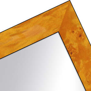 Specchio da parete MendeFrames H14E legno radice chiaro 70x90 cm