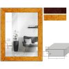 Specchio da parete in legno MendeFrames H14E Decorazione Radica Chiaro (097) o Scuro (098) 13x18 fino a 70x100 cm