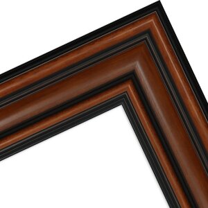 Cornice in legno MendeFrames H017 noce 18x24 cm con vetro antiriflesso