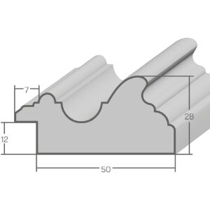 Cornice in legno MendeFrames H017 Noce 20x30 cm con vetro museale
