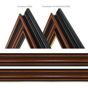 Cornice in legno MendeFrames H017 Noce 50x50 cm con vetro sintetico