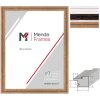 Specchio da parete in legno massello MendeFrames H025 Bianco Quercia Nero molte dimensioni selezionabili