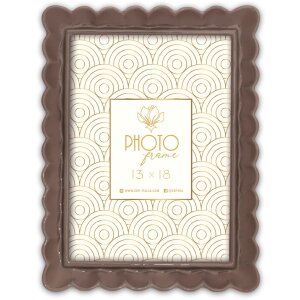 Cornice per foto HERVE in resina ZEP Bianco Tortora...