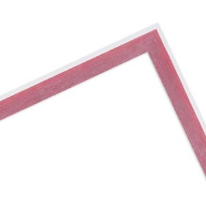 Cornice per foto MendeFrames H080 in legno rosso 10x13 cm con vetro normale
