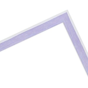Cornice per foto in legno MendeFrames H080 Viola 30x40 cm Vetro museale H080-052-030-040M-00
