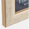 Cornice per foto ZEP OLBIA Effetto legno 10x15 fino a 30x40 cm Marrone Grigio Bianco con vetro