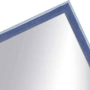 Specchio da parete MendeFrames H080 in legno blu 29,7x42 cm