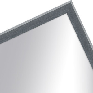 Specchio da parete MendeFrames H080 in legno grigio 10x15 cm