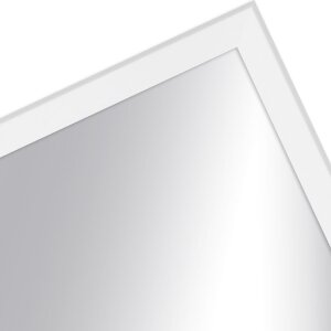Specchio da parete in legno bianco MendeFrames H080 10x30 cm