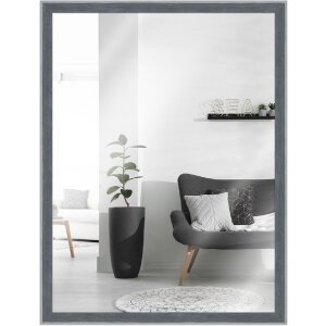 Specchio da parete MendeFrames H080 in legno grigio 20x25 cm