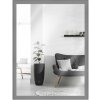 Specchio da parete in legno MendeFrames H080 grigio chiaro 20x25 cm
