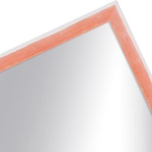 Specchio da parete MendeFrames H080 in legno arancio 20x28 cm