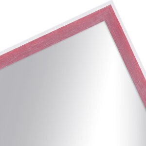 Specchio da parete MendeFrames H080 in legno rosso 25x38 cm