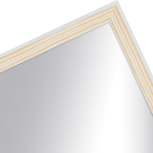 Specchio da parete MendeFrames H080 in legno naturale 30x60 cm