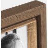 Cornice per foto Sydney Marrone Naturale Bianco 10x15 13x18 15x20 cm Vetro