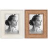 Cornice per foto Perth Bianco Naturale 10x15 13x18 15x20 cm Effetto legno Vetro trasparente