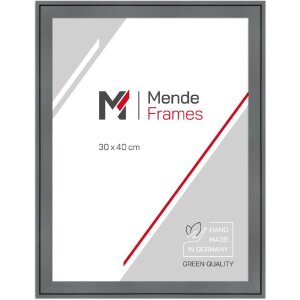 Cornice in legno MendeFrames H120 Grigio 21x29,7 cm Vetro museale