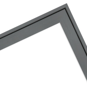 Cornice per foto in legno MendeFrames H120 Grigio 30x40 cm con vetro antiriflesso