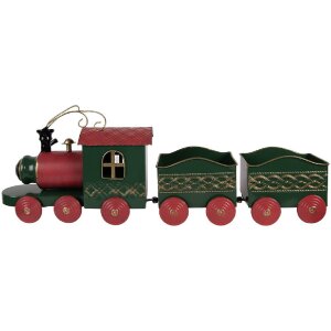 Clayre & Eef 5Y1384 Decorazione Treno 65x13x23 cm
