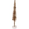 Clayre & Eef 66315BR Decorazione Albero di Natale Ø 5x25 cm Marrone-Dorato