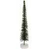 Clayre & Eef 66316GR Decorazione Albero di Natale Ø 6x30 cm Verde Oro