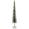 Decorazione per albero di Natale Clayre & Eef 66317GR Verde-Oro 8x40 cm