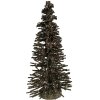 Clayre & Eef 66318GR Decorazione Albero di Natale Verde-Dorato 14x25 cm