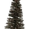 Clayre & Eef 66318GR Decorazione Albero di Natale Verde-Dorato 14x25 cm