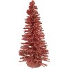 Clayre & Eef 66318P Decorazione Albero di Natale Rosa Oro 14x25 cm