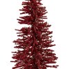 Clayre & Eef 66318R Decorazione Albero di Natale Ø 14x25 cm rosso-dorato