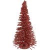 Clayre & Eef 66319P Decorazione Albero di Natale Rosa-Oro Ø 17x30 cm