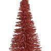 Clayre & Eef 66319P Decorazione Albero di Natale Rosa-Oro Ø 17x30 cm