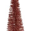 Clayre & Eef 66320P Decorazione Albero di Natale Ø 20x50 cm Rosa Oro