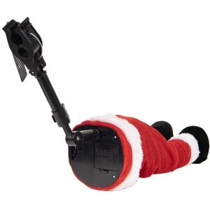 Decorazione Natalizia Gambe di Babbo Natale Clayre & Eef 30x13x54 cm Rossa