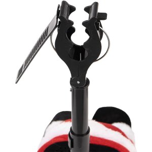 Decorazione Natalizia Gambe di Babbo Natale Clayre & Eef 30x13x54 cm Rossa