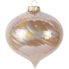 Clayre & Eef 6GL5151 Pallina per albero di Natale Ø 10x10 cm Beige