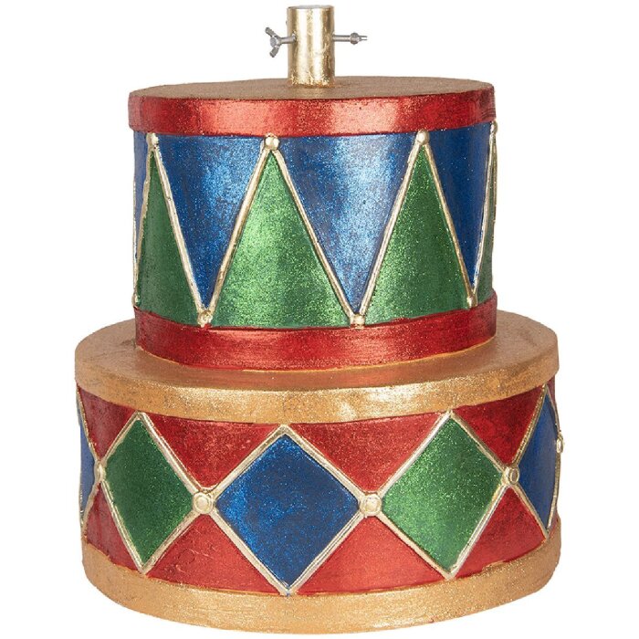 Base per albero di Natale Clayre & Eef 6MG0151 Ø 40x46 cm Blu Verde