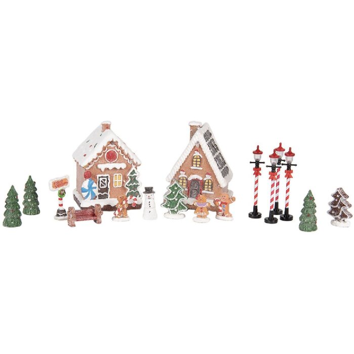 Clayre & Eef Casette Decorative con LED Set 17 9x8x13 cm